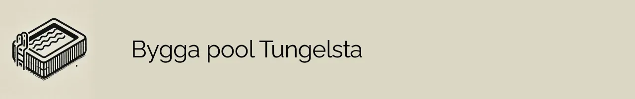 Bygga pool Tungelsta